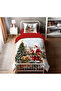 Gift Duvet Cover Cap Christmas Santa Claus 3D Printed Single Duvet Cover Set - 3