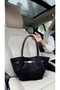 Yoyo Suede Black Shoulder Bag - 2