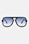 Men 2078847C55908 Aviator Sunglasses, Black