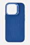 iPhone 16 pro Livia Silicone Protective Case With Camera Ring Stand, Dark Blue