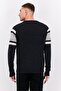 Men Crew Neck Long Sleeve Embroidered Logo Sweater, Multi Color - 3