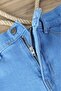 Boy's Slim Fit Slim Fit Straight Leg Pocketed Light Blue Jean Pants - 2