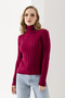 High Neck Slim Fit Bodysuit, Ribbed Knit Sweater, High Neck Slim Fit Sweater. - 2