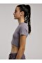 Ever Relaxed Rib Plum Women's Crop T-Shirt - 3