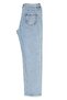 Boys' Double-Sided Adjustable Waist Straight-Leg Ice Blue Jeans with Pockets - 3