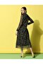 Black Halter Neck Midi Dress - 5