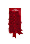 Burgundy Bowknot Tree Ornament Set of 6 - 4
