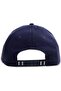 Adjustable Cotton Cap, Comfort 5-panel, Temple Logo Design, Navy Blue - 2