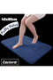 Non-Slip Base Post Plush Bath Mat Dark Blue 40X60 Mat