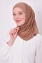 Women's Hijab Cimafit Breathable Ready-To-Wear Practical Hijab Bonnet Milky Coffee