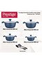 Essential 10 pcs Cookware Sets | Granite Coated Pots and Pans Set | Non-Stick Induction Com - 3