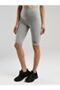 Ever Essentials Gray Melange Women's Biker Leggings - 3