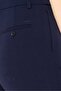 Women Regular Fit Brand Logo Straight Leg Pants, Navy - 3