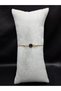 Gold Color Hematite Stone Letter L Bracelet