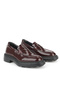 , Men's Genuine Leather Shoes 1531022Z1171M Claret Red - 2