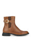 , Women's Genuine Leather Boots 1531022Z7614 Tan