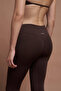 Terra acı kahve Seamless Stitch-Free scrunch Shaping / Sculpting sports leggings - 2