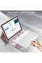 Keyboard Case for iPad A16 (11th/10th Gen, 11/10.9 Inch) with Pencil Holder - Pink - 6