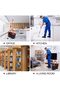 Easy Spin Mop and Bucket Set, 360-Degree Rotation, 110 cm Stainless Steel Handle - 4