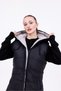 Gray Black Double-Sided Hooded Long Puffer Vest - 5