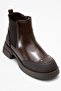 Albi̇a Brown-Brown Patent Leather Women's Boots - 3