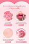 أحمر شفاه وأحمر خدود ذو لمسة مخملية مكثفة وملونة من DASIQUE Souffle Color Pot 11 Cherry Custard - 3