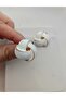 White Convex Gold Women's Earrings