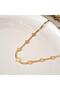 Star Detailed Steel Necklace (51.5 cm) - 4