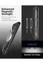 Ultra Hybrid MagFit for Samsung Galaxy S25 FE case cover [MagSafe compatible] - Frost Black - 3