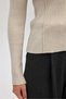 Inari Polo Neck Stone Knit Sweater - 8