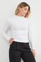 Basic Modal Blouse with Draped Sides and Perkins Collar - 6