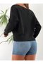 Women's Button Detail Knitwear Cardigan - 4