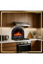 Tempered Glass Kitchen Counter Oval