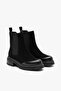 Manu Black Suede Leather Women's Boots - 4