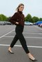 Women's High Waist Pencil Extra Slim Fabric Trousers (Ideal for Daily and Office Use)