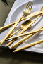 Callisto 12-Person 84-Piece Gold Cutlery Set - 5
