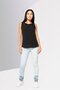 Women Sportswear Fit Sleeveless Outdoor Top, Black - 2