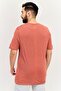 Men Fitted Fit Short Sleeve Training T-Shirts, Spicy Red - 2