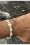 Acrylic Pearl Flake 2-Piece Bracelet-Necklace - 3