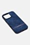 iPhone 16 Pro Max Pelle Leather Protective Case, Dark Blue - 4