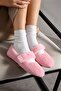 Yumina Powder Tape Plush Home Slippers