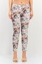 Women Chino Fit Animal Print Skinny Pants, Multicolor