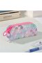 Large Zippered Digital Print Makeup Bag Pencil Case Pen Holder (Pens Accessories Not Included)