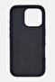 iPhone 16 Pro Morphix Cuero Grip Stand Protective Case, Dark Blue - 3