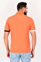 Men Regular Fit Embroidered Logo Short Sleeve Polo Shirt, Dark Orange - 2