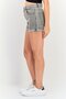 Women Washed Denim Shot, Grey - 2