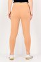 Women Solid Pull On Leggings, Light Tan - 3