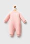 100% Cotton / 100% Cotton Baby Girl Romper with Snap Fasteners - 3