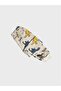 Boy's Cotton Beige Dinosaur Patterned Long Sleeve Seasonal Pajama Set - 6