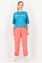 Women Sportswear Fit Brand Logo Short Sleeve Training T-Shirt, Teal Green - 4
